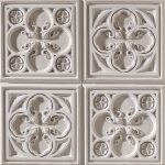 PR-1002 Alhambra ocker lasiert Vintage Panel Piedra