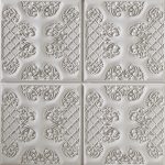PR-1010 Ashford italienisches weiss Vintage Panel Piedra