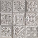 PR-1063 Versalles braun lasiert Vintage Panel Piedra